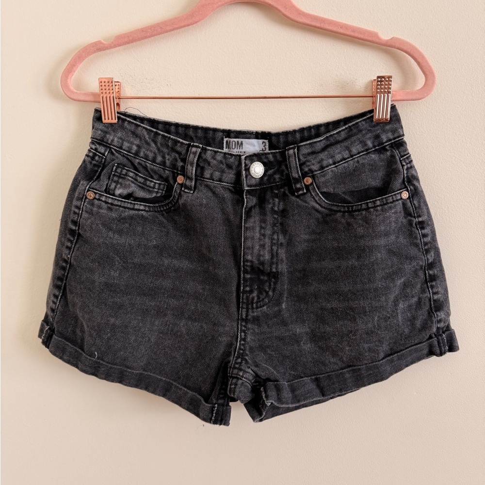 Refuge Charcoal Jean Shorts